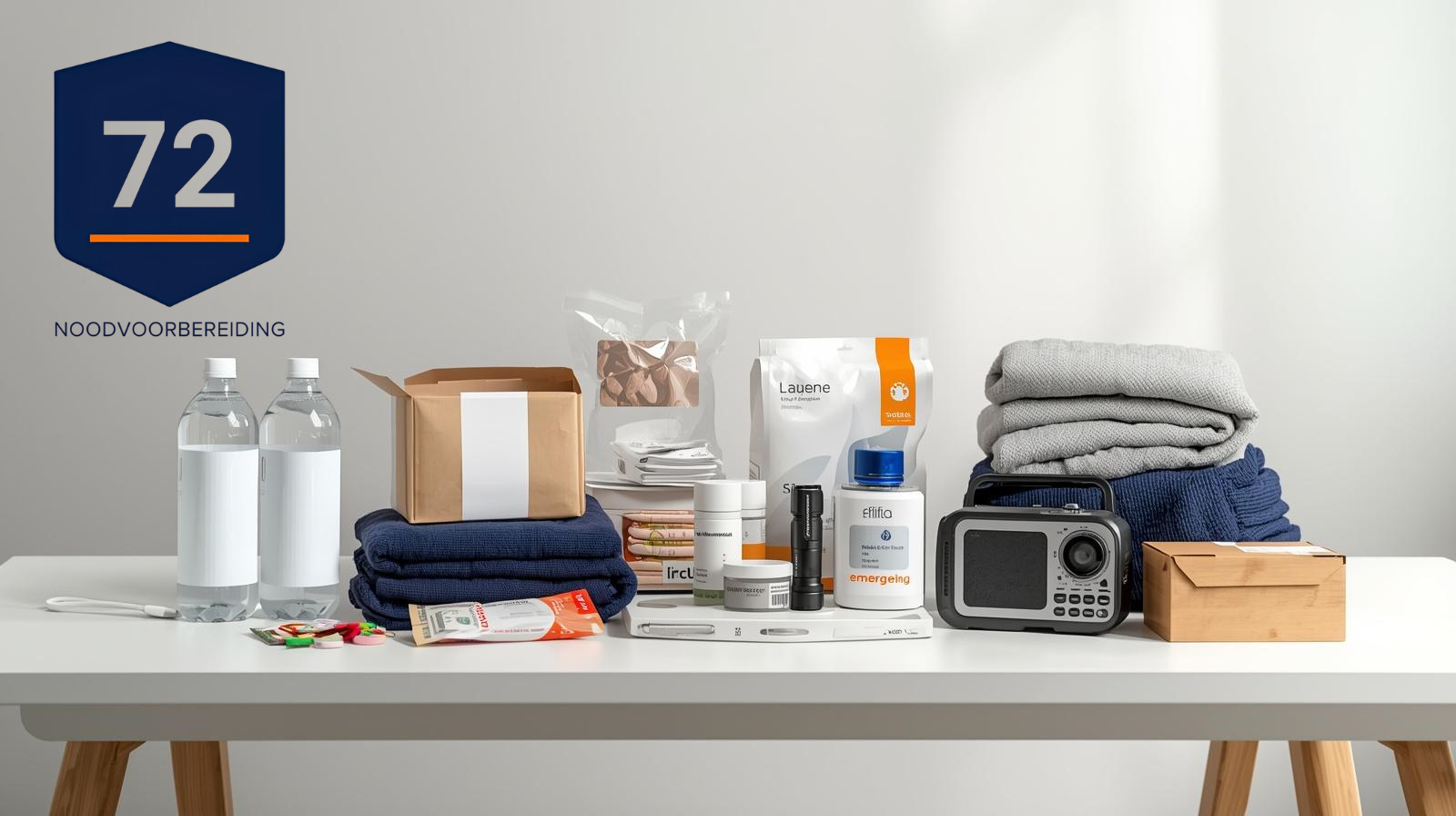 Wat heb je in huis bij een korte noodsituatie van 24 tot 72 uur?
