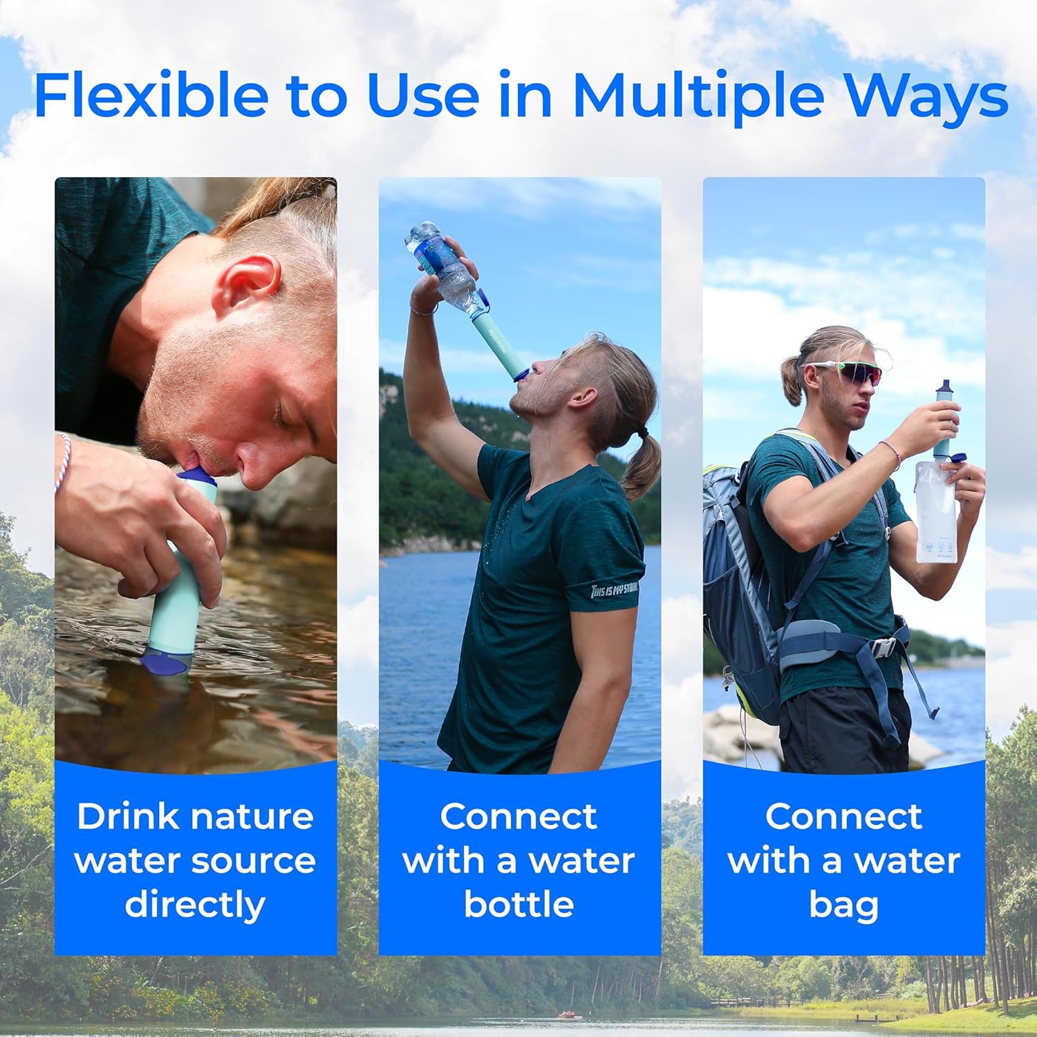 Persoonlijke Waterfilter – Draagbare Drinkwaterfilter voor Onderweg