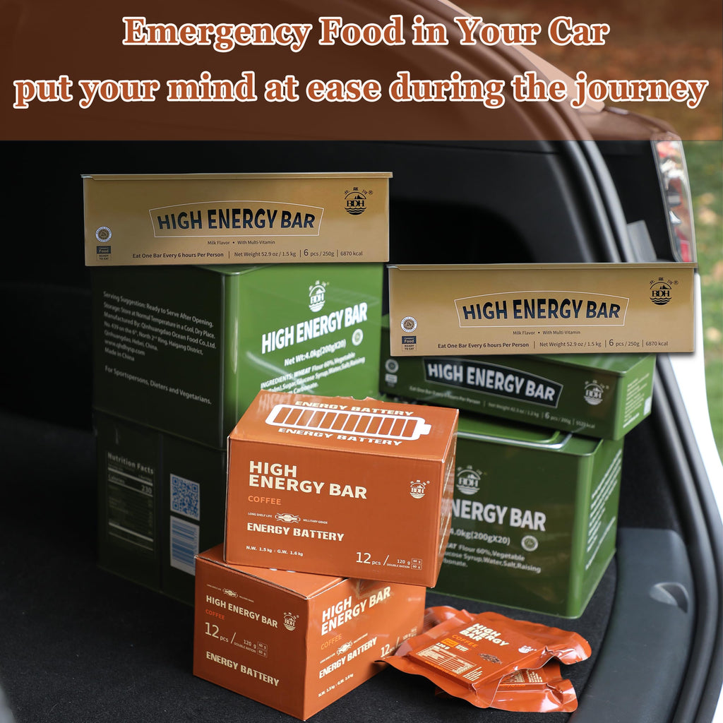 Emergency food ration bars lang houdbare noodvoeding voor noodpakket