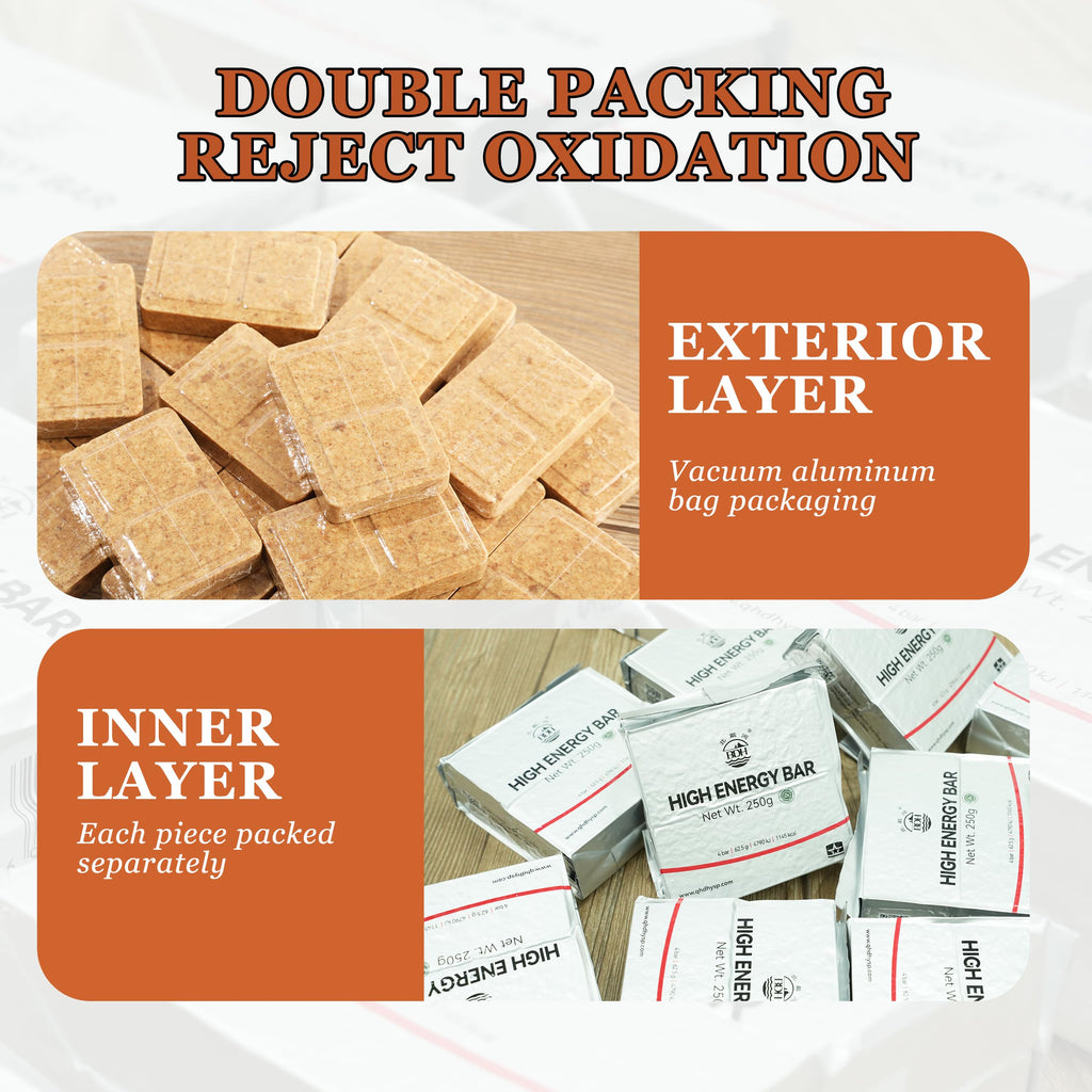 Emergency food ration bars lang houdbare noodvoeding voor noodpakket