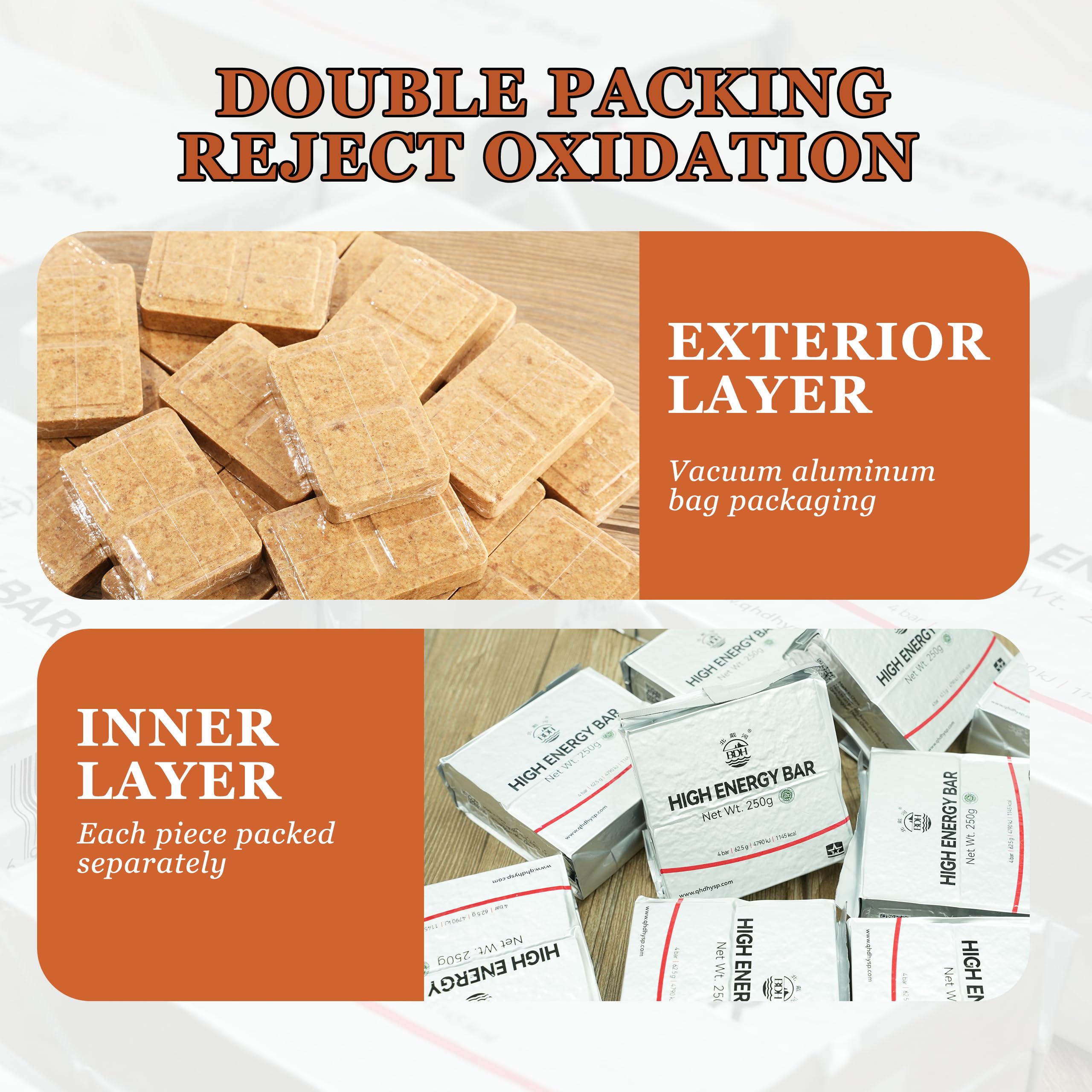 Emergency food ration bars lang houdbare noodvoeding voor noodpakket