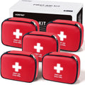 Mini EHBO-set 5-pack voor thuis, auto, fiets en onderweg