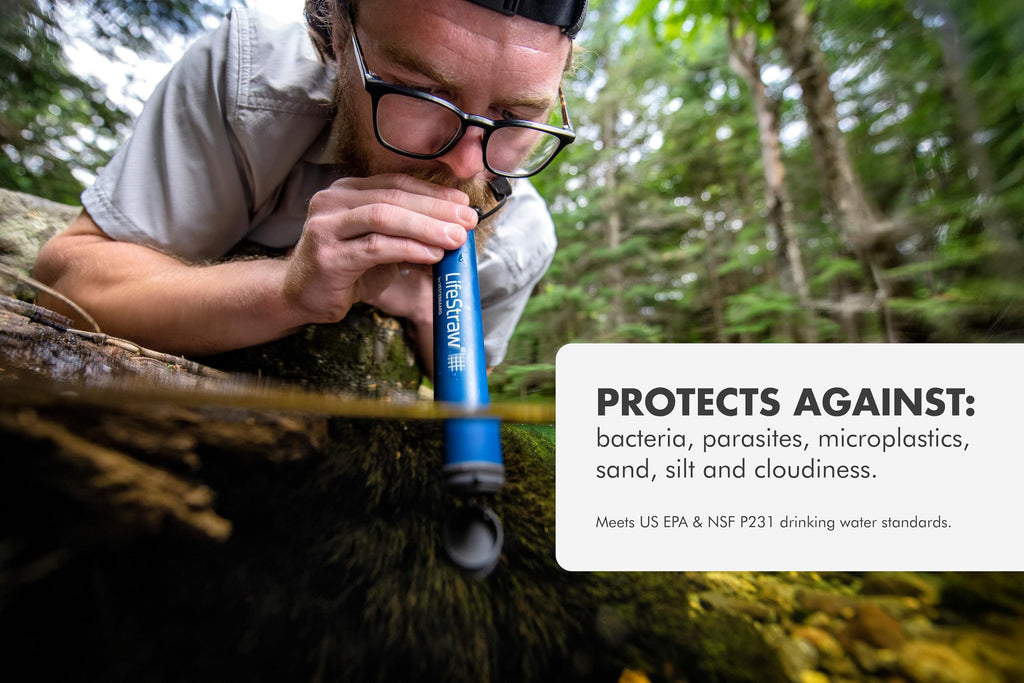 Persoonlijke waterfilter voor onderweg, noodsituaties en outdoor gebruik
